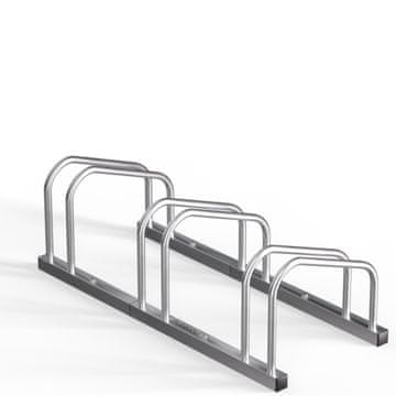 Northix Stalak za 2 bicikla metal pocinčani 50x32x27 cm