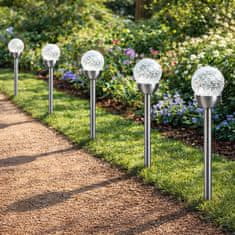 ProGarden Set vrtnih solarnih LED svjetiljki (5 komada)