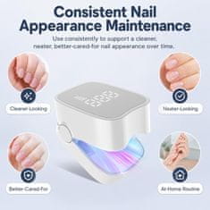 Netscroll Uređaj za njegu noktiju plavim svjetlom (460 nm), za liječenje gljivičnih infekcija, promijenjenih noktiju i zadebljanih noktiju, RepairNail.