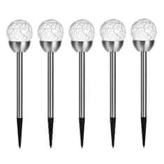 ProGarden Set vrtnih solarnih LED svjetiljki (5 komada)