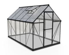 Palram POLIKARBONATNI STAKLENIK – HYBRID (Tip 6x10) – Dimenzije: 185 x 306 cm – ANTRACIT