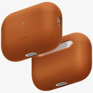 UNIQ Uniq Lino Futrola Za Airpods Pro 3 Generacije Silikonska Futrola Sa Zaštitom Narančasta