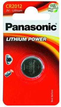 Panasonic Gumbasta baterija CR-2012 1BP Li