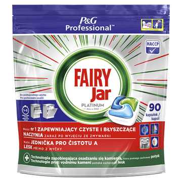 Jar Platinum All-in-One kapsule za automatsku perilicu posuđa, 90 komada 