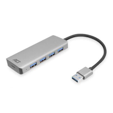 ACT AC6121 5-portni USB 3.2 Gen1 HUB 4x USB A 1x USB C
