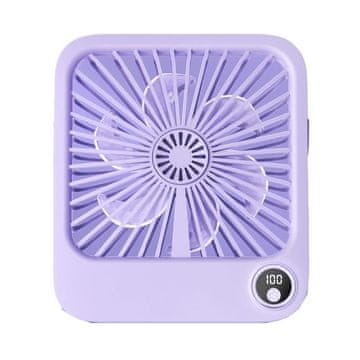 MG W30 bežični stolni ventilator, ljubičasti