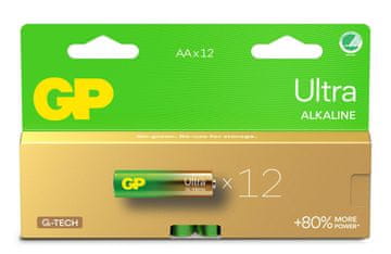 GP Ultra AA/LR6 alkalne baterije, set od 12, 151427
