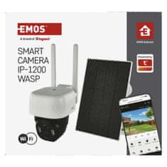 EMOS GoSmart H4067 vanjska baterijska kamera IP-1200 WASP s WiFi-jem i solarnim panelom