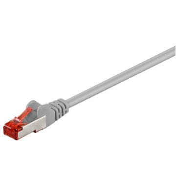 Goobay S/FTP CAT 6 patch 0,25m sivi mrežni kabel