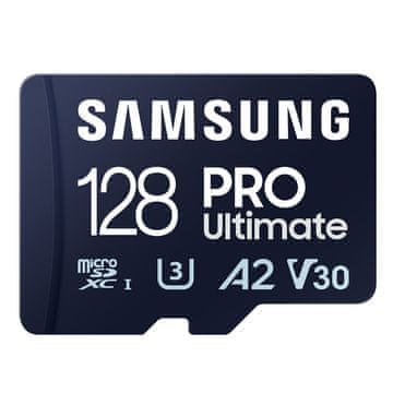 Samsung PRO Ultimate microSDXC 128GB Class 10 UHS-I U3 V30 A2 4K UHD memorijska kartica MB-MY128SA