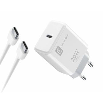CellularLine CellularLine 20W USB-C kućni punjač + USB-C kabel