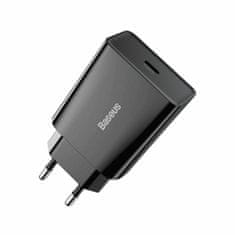 BASEUS BASEUS Mini brzi kućni punjač 20W, crni