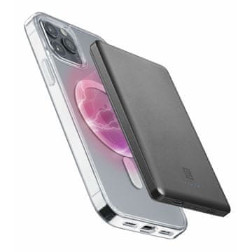 CellularLine CellularLine LITE MAGSAFE 5000 prijenosna baterija, siva