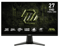 MSI MAG 275F E20 gaming monitor, 27 (68,5 cm), FHD, 200 Hz (9S6-3CE21M-046)