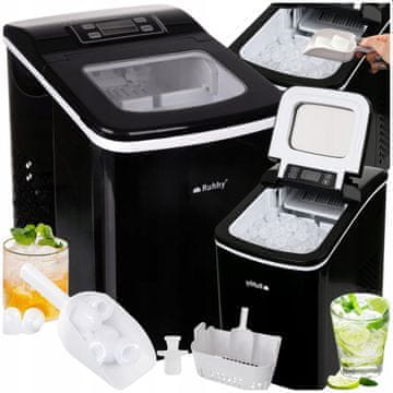Kostkarka leda za kućnu upotrebu, aparat za kocke leda s distributerom, 12 kg/24h LCD