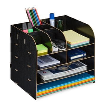 Northix Organizator za radni stol s 10 pretinaca od MDF materijala
