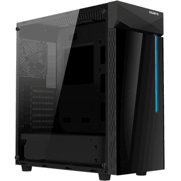 Gigabyte C200 GLASS ATX RGB osvijetljena kućišta, crna