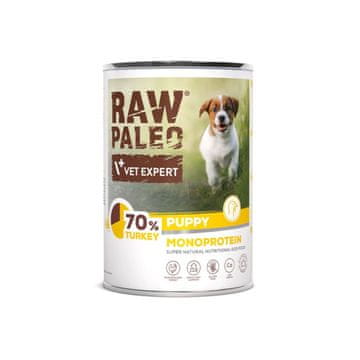 VetExpert VETEXPERT Raw Paleo Štene Monoproteinska puretina - mokra hrana za štence - 400 g