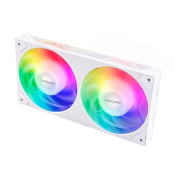 Akasa Akasa VEGAS A24 ventilator za PC, 12 cm, bijeli, 1 kom.
