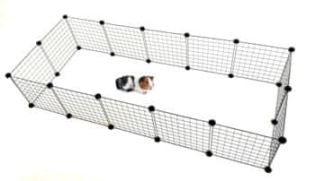 C&C Modularni pseći boks 180x75 cm, crni