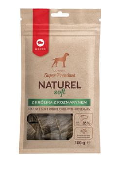 MACED MDE MACED Super Premium Soft zečetina s ružmarinom - Poslastica za pse, 100 g