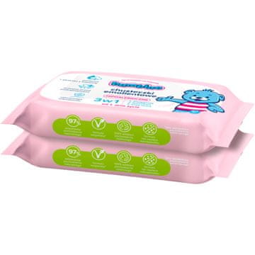 BEIERSDORF Bambino 3-u-1 emolijentne maramice 2x57 kom.