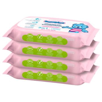 BEIERSDORF Bambino 3u1 emolijentne maramice 4x57 kom.