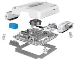 Mamibot iGlassbot W120-DP Robotski čistač prozora i površina, 2u1, oblak bijela