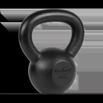Uteg od lijevanog željeza za kettlebell od 4 kg za Rebel vježbe