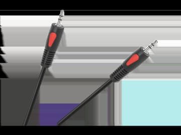Audio aux kabel 1m Minijack 3,5 mm - Minijack 3,5 mm Solid Eco-Line
