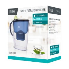 Teesa 2,6 l plavi filter vrč + 1 filter