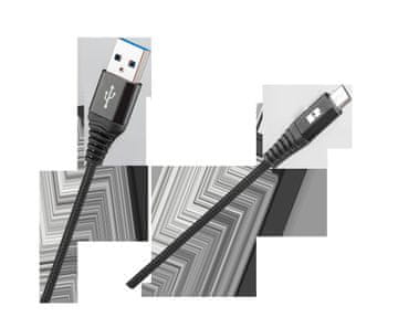 USB - micro USB kabel 2 m PD Quick Charge Rebel