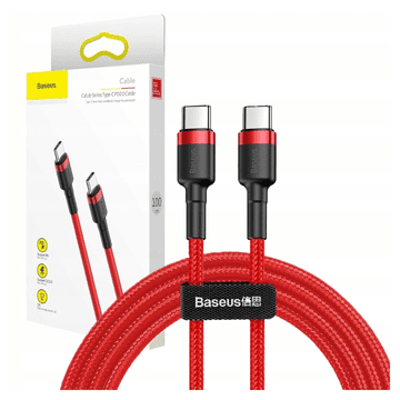 BASEUS Baseus Usb-C Na Usb-C Kabel 60W Pd Qc 3.0 Za Prijenosno Računalo 1M Brzo Punjenje