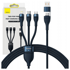 BASEUS Baseus 3-U-1 Kabel Usb-C Na Lightning Micro Usb Za Mobitele 100W 1,2M