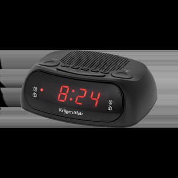Kruger&Matz radio sat s memorijom za 20 postaja, dvostrukim budilicom i timerom za odgodu alarma