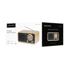 Kruger&Matz AM/FM mrežni radio s RETRO teleskopskom antenom