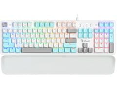 A4Tech Mehanička tipkovnica BLOODY S525N Icy White BLMS Red