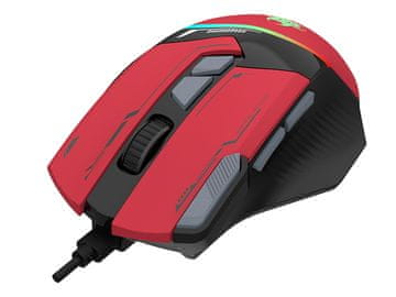slomart TRACER GAMEZONE SPECTRA miš (crveni, RGB, USB)