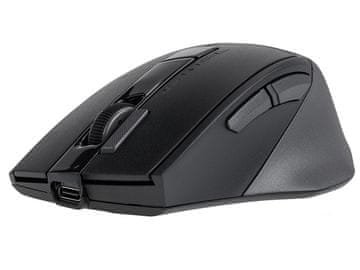 slomart A4TECH FSTYLER FB45 CS AIR2 miš, RF (2.4G+BT), kameno siva, tiha
