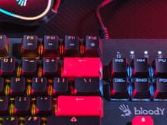 A4Tech Mehanička tipkovnica BLOODY S525N Fire Black BLMS Red