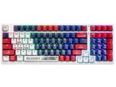 A4Tech Mehanička tipkovnica BLOODY S98 USB Sports Navy (BLMS Red Plus Switches)
