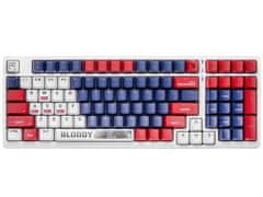 A4Tech Mehanička tipkovnica BLOODY S98 USB Sports Navy (BLMS Red Plus Switches)