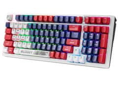 A4Tech Mehanička tipkovnica BLOODY S98 USB Sports Navy (BLMS Red Plus Switches)