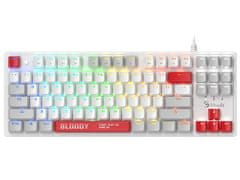 A4Tech Mehanička tipkovnica BLOODY S310N Energy White BLMS Red (87 Keys)
