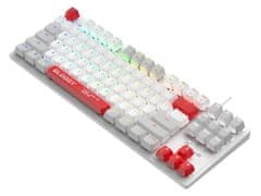A4Tech Mehanička tipkovnica BLOODY S310N Energy White BLMS Red (87 Keys)