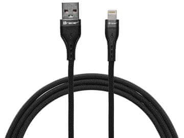 slomart Kabel TRACER USB-A na Lightning 1m, platneni omot