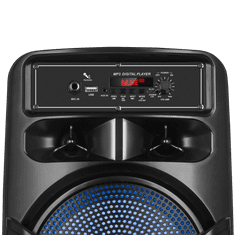 Bluetooth LED Boombox karaoke zvučnik USB AUX 10W Kruger&Matz