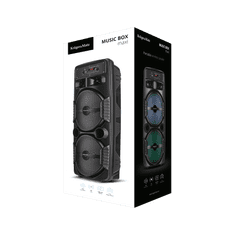 Bluetooth LED Boombox karaoke zvučnik USB AUX 10W Kruger&Matz