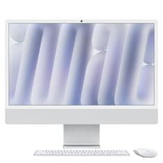 Apple IMac 24 Retina 4.5K Nano-Texture Glass All-in-One računalo M4 10C/16GB/256GB SSD/10C GPU/macOS srebrno MD3H4ZE/A