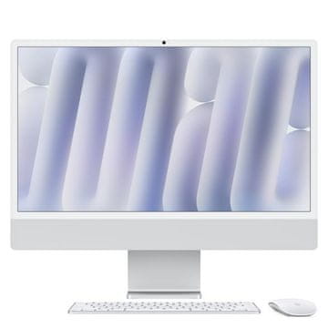 Apple IMac 24 Retina 4.5K Nano-Texture Glass All-in-One računalo M4 10C/16GB/256GB SSD/10C GPU/macOS srebrno MD3H4ZE/A